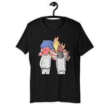 Load image into Gallery viewer, ANGRY BLACKMEN 'burning flag' tees