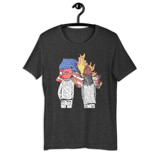 Load image into Gallery viewer, ANGRY BLACKMEN 'burning flag' tees