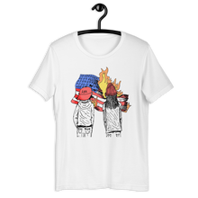 Load image into Gallery viewer, ANGRY BLACKMEN 'burning flag' tees