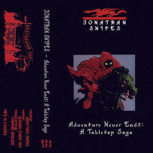 JONATHAN SNIPES 'adventure never ends (original soundtrack)' cassette