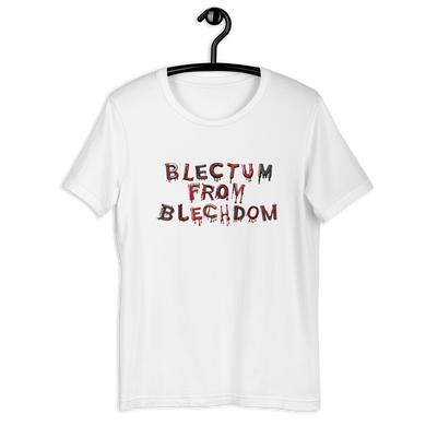 BLECTUM FROM BLECHDOM bloody logo tees