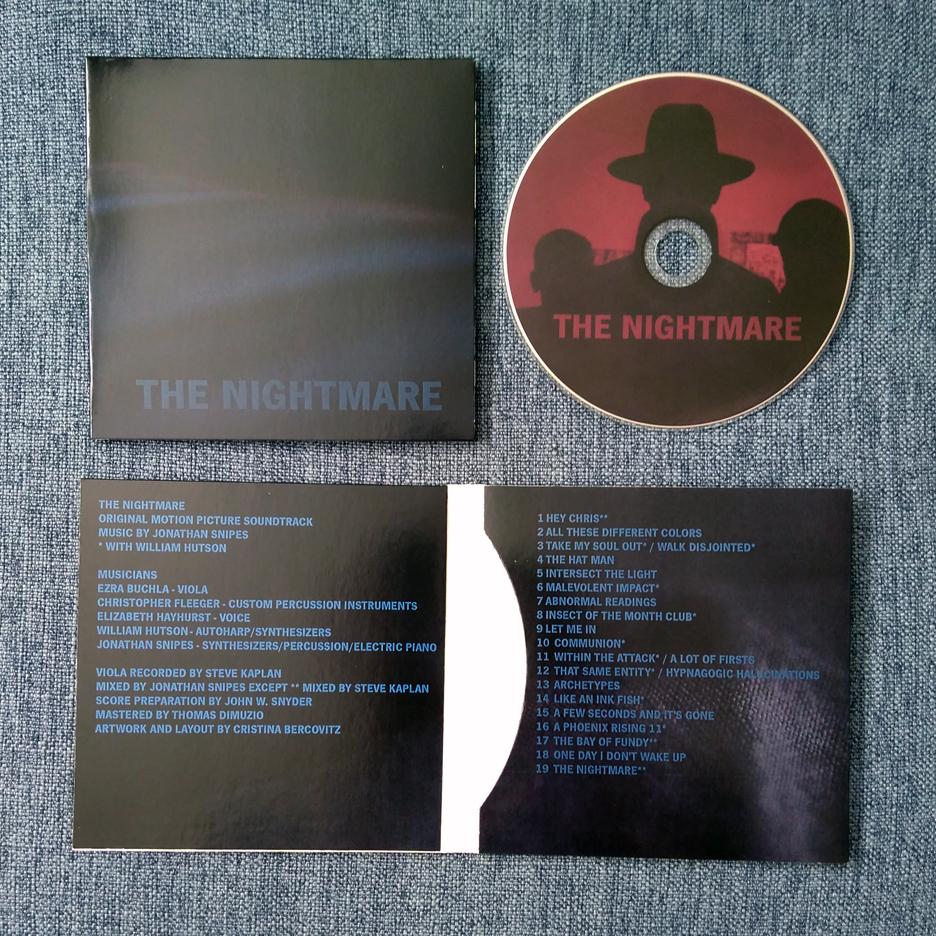 JONATHAN SNIPES 'the nightmare' ost cd – DeathbombArc